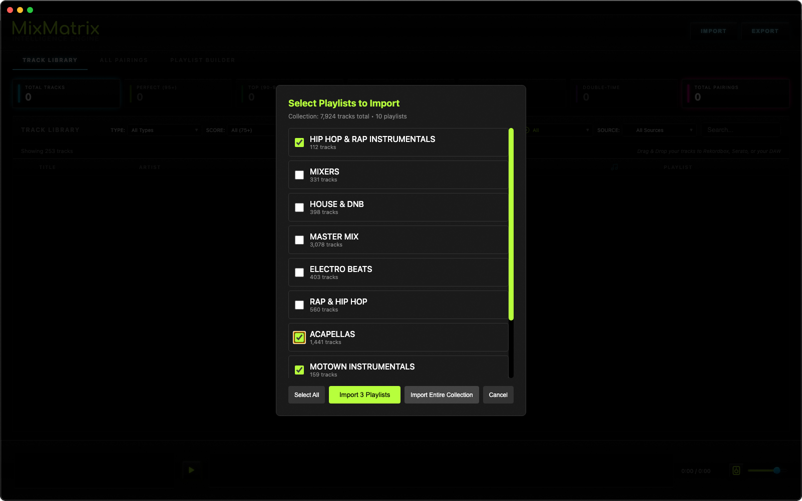 Rekordbox Import